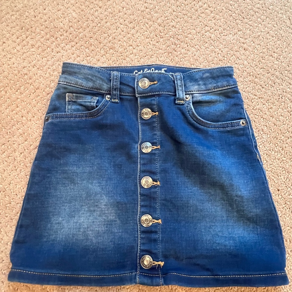 Cat & Jack Blue Denim Mini Skirt